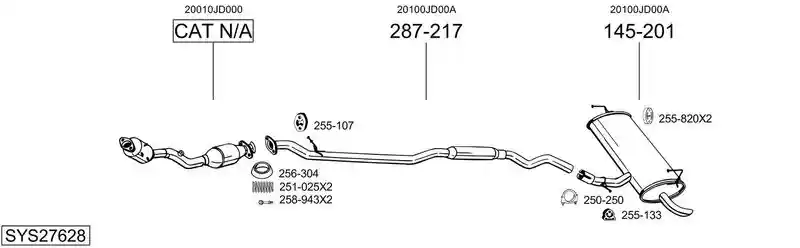 BOSAL SYS27628