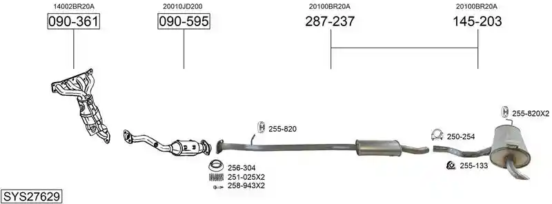 BOSAL SYS27629