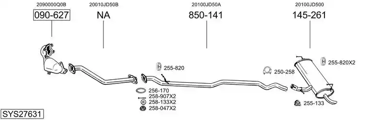 BOSAL SYS27631