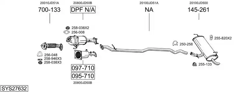 BOSAL SYS27632