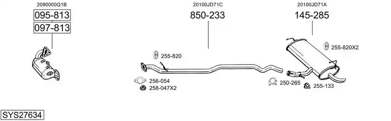 BOSAL SYS27634