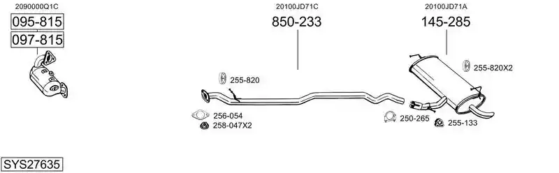 BOSAL SYS27635