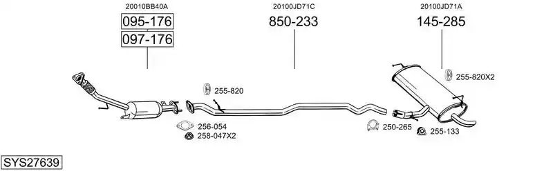 BOSAL SYS27639