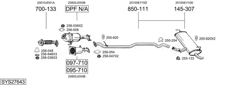 BOSAL SYS27643