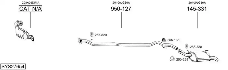 BOSAL SYS27654