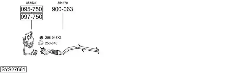 BOSAL SYS27661