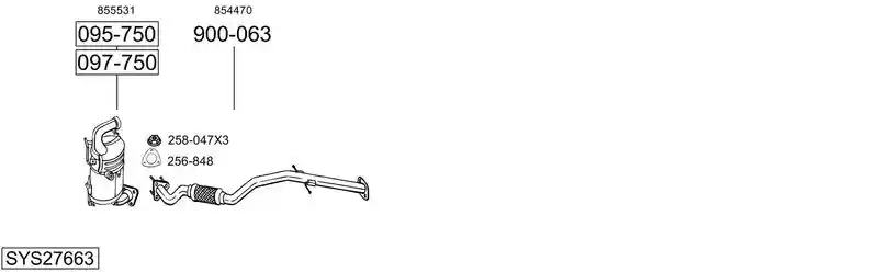 BOSAL SYS27663