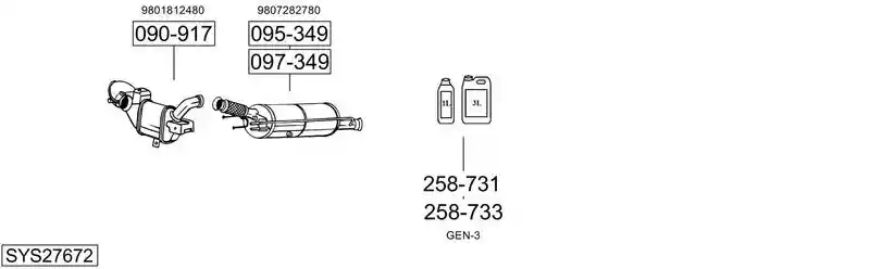 BOSAL SYS27672