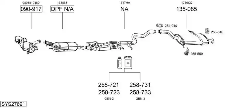 BOSAL SYS27691