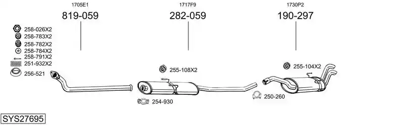 BOSAL SYS27695