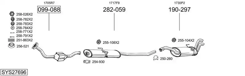 BOSAL SYS27696