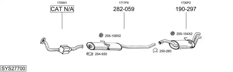 BOSAL SYS27700