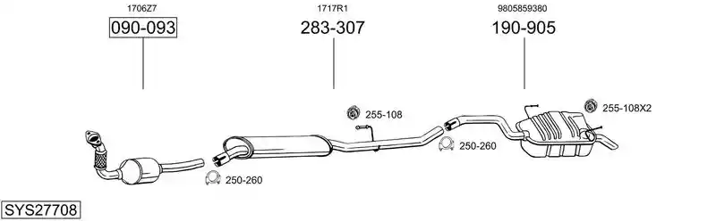 BOSAL SYS27708