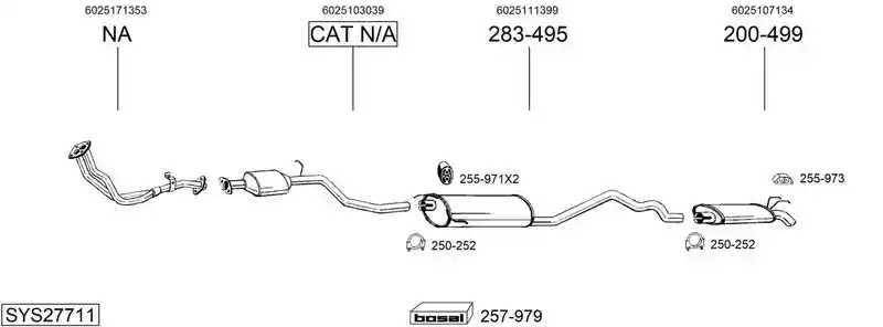 BOSAL SYS27711
