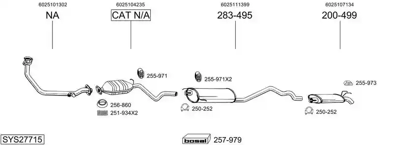 BOSAL SYS27715