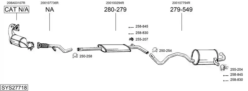 BOSAL SYS27718