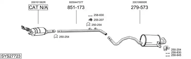 BOSAL SYS27723
