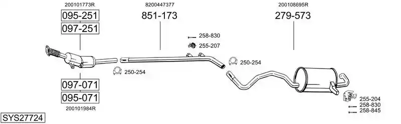 BOSAL SYS27724