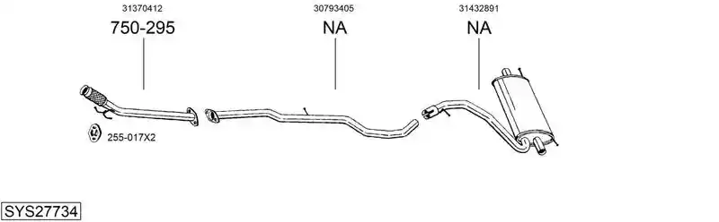 BOSAL SYS27734