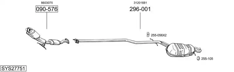BOSAL SYS27751