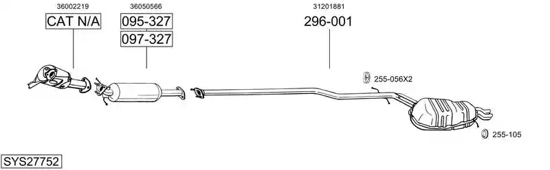 BOSAL SYS27752