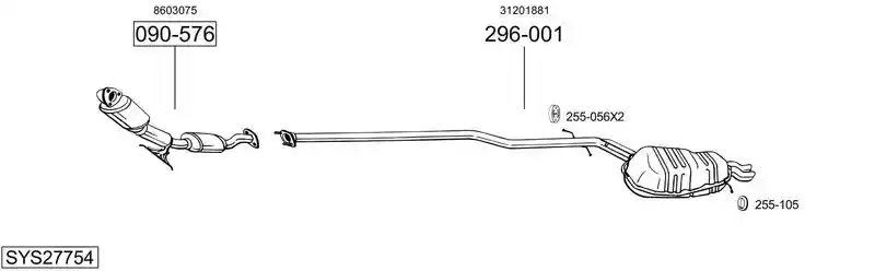 BOSAL SYS27754