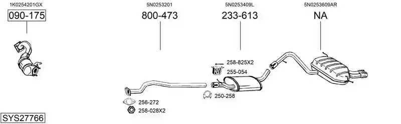 BOSAL SYS27766