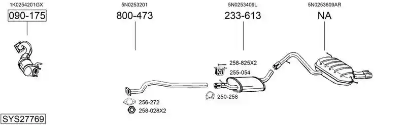 BOSAL SYS27769