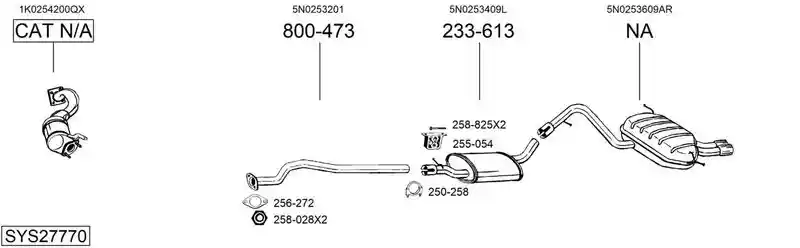 BOSAL SYS27770