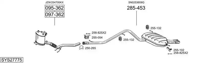 BOSAL SYS27775