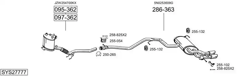 BOSAL SYS27777