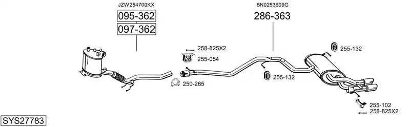 BOSAL SYS27783