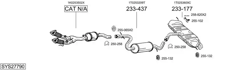 BOSAL SYS27790