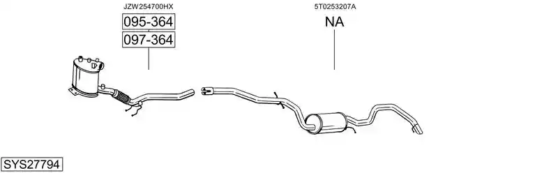 BOSAL SYS27794