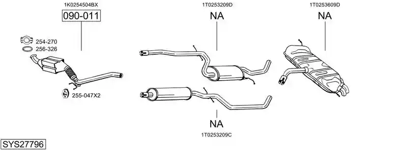 BOSAL SYS27796