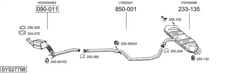 BOSAL SYS27798