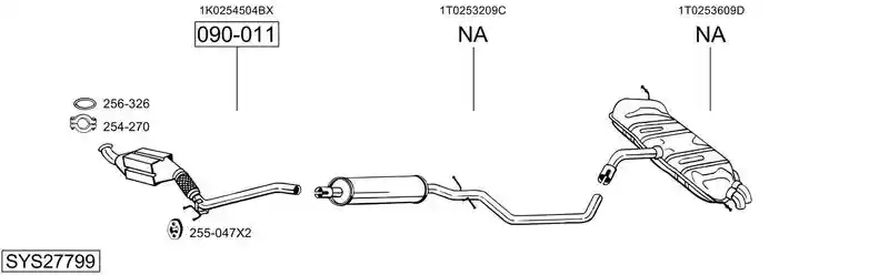BOSAL SYS27799