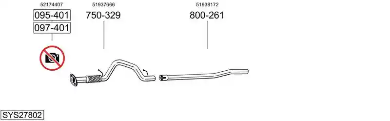 BOSAL SYS27802