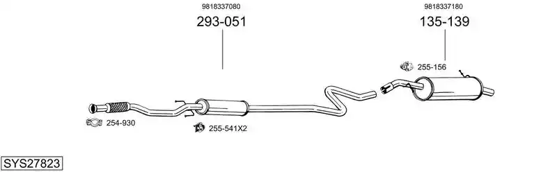 BOSAL SYS27823