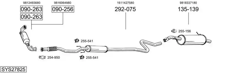 BOSAL SYS27825