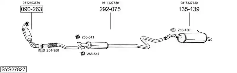BOSAL SYS27827