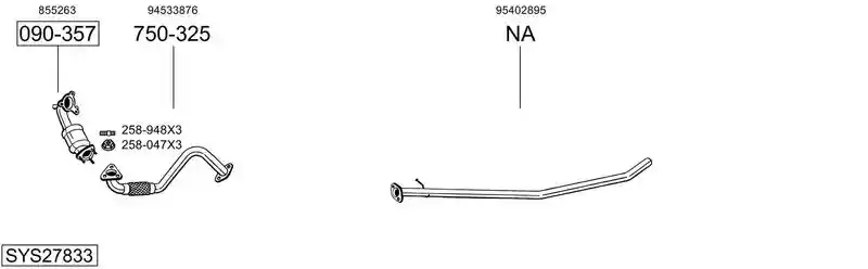 BOSAL SYS27833