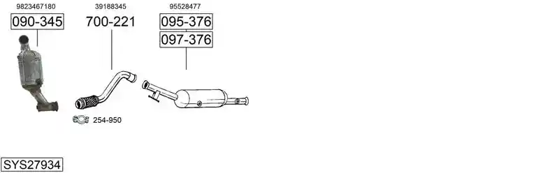 BOSAL SYS27934