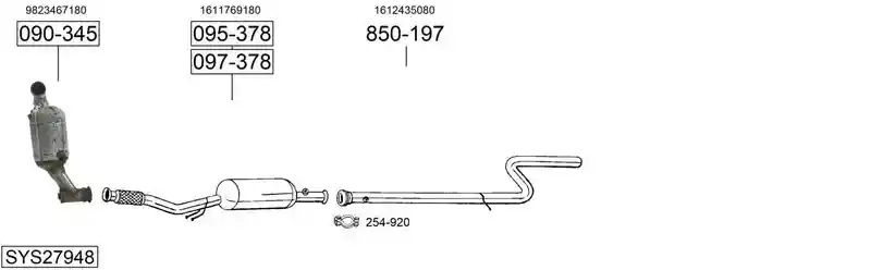 BOSAL SYS27948
