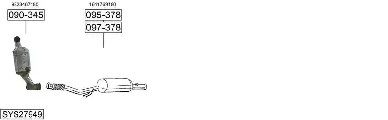 BOSAL SYS27949