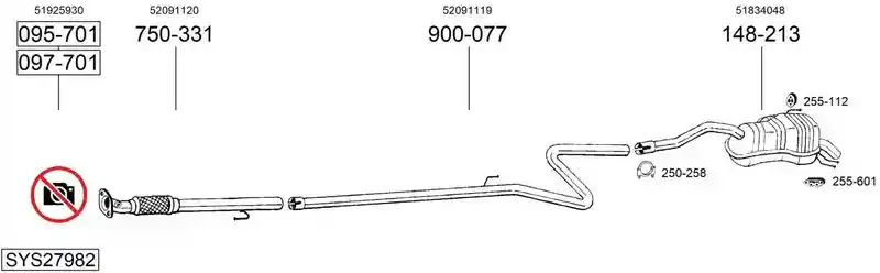 BOSAL SYS27982
