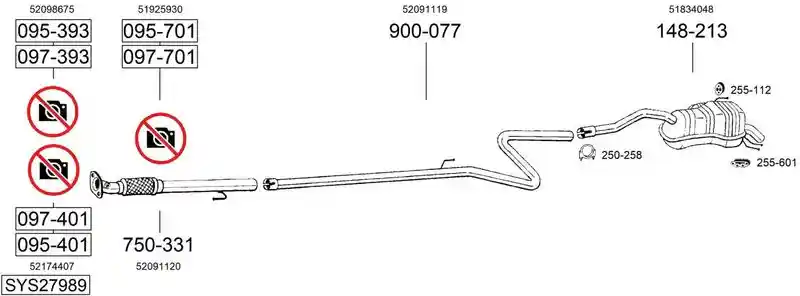 BOSAL SYS27989