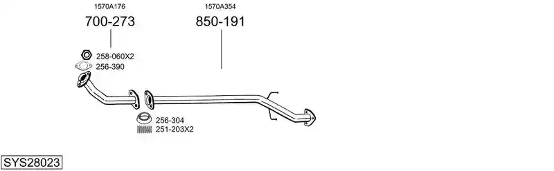 BOSAL SYS28023