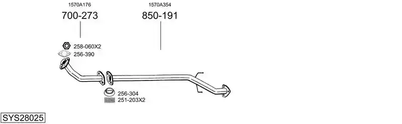 BOSAL SYS28025
