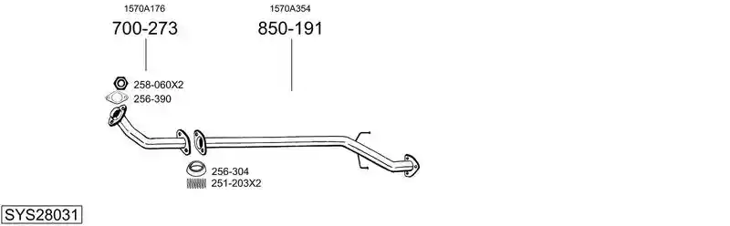 BOSAL SYS28031